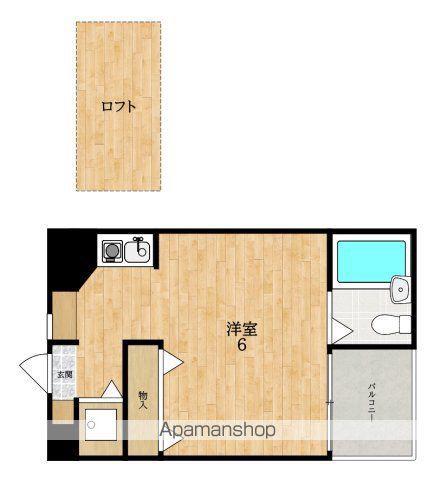 シティパレス柳町P-3(ワンルーム/3階)の間取り写真