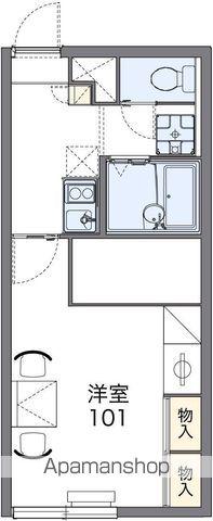 レオパレスマルコウ(1K/1階)の間取り写真