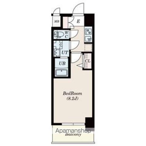 SーRESIDENCE庄内通(1K/7階)の間取り写真