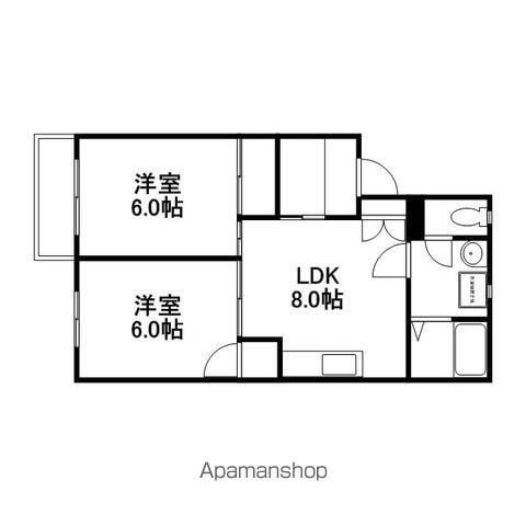N-VIL365(1LDK/1階)の間取り写真