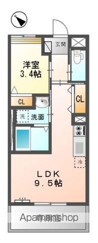 AREA ART(1LDK/1階)の間取り写真
