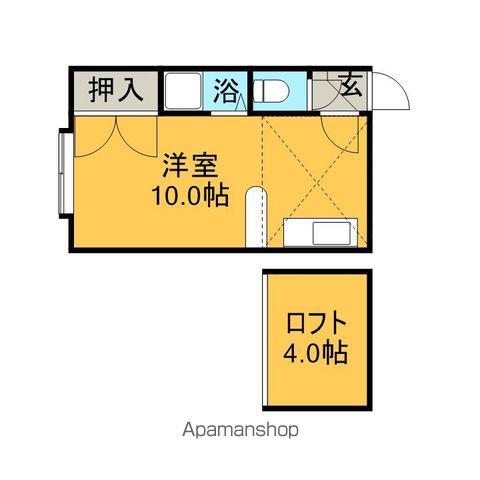 AMS新札幌Ⅰ(ワンルーム/2階)の間取り写真