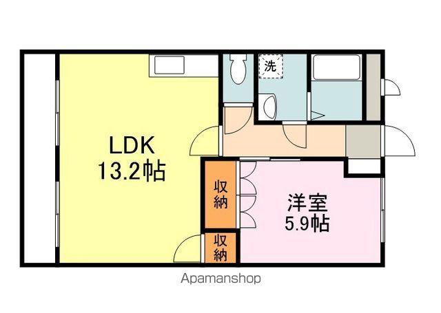 レ・コルニオーロ(1LDK/1階)の間取り写真