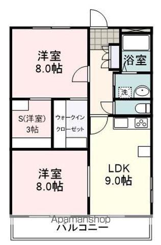 シーフィールド(2SDK/2階)の間取り写真