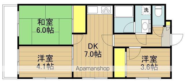 ニューホーム寿(3DK/3階)の間取り写真