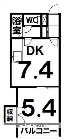 コーポラスYOSHITO(1DK/4階)の間取り写真