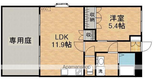 フューチャー(1LDK/1階)の間取り写真