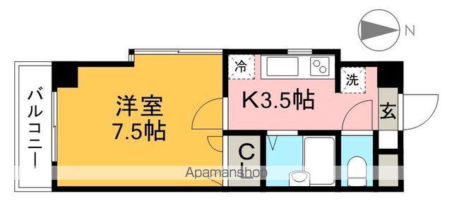 CRAY4(1K/2階)の間取り写真