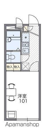 レオパレス森(1K/2階)の間取り写真