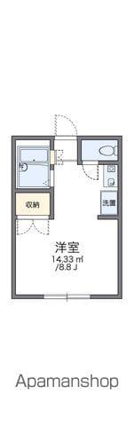 レオパレス星の宮(1K/1階)の間取り写真