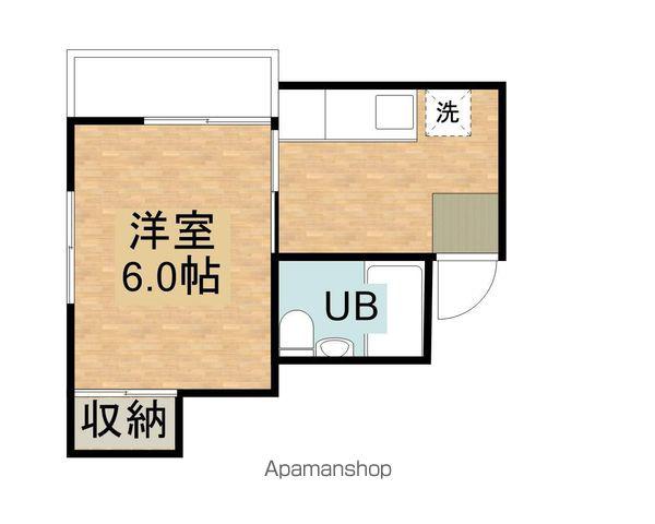 シャルマンひらの(1K/2階)の間取り写真