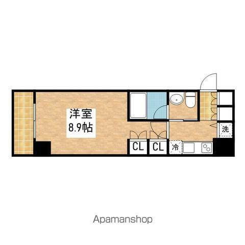 グランルージュ栄Ⅱ(1K/6階)の間取り写真