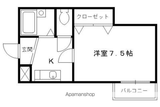 アルティスタ姉小路(1K/4階)の間取り写真