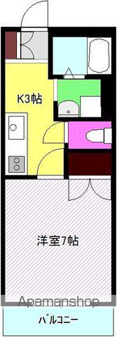 FOUR SEASON 74(1K/2階)の間取り写真