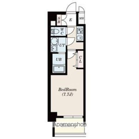 S-RESIDENCE庄内通ノース(1K/2階)の間取り写真