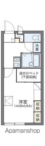レオパレスパインマノワール(1K/1階)の間取り写真