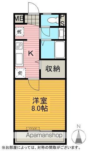 星第一コーポ(1K/3階)の間取り写真