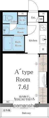 リブリ・ACEⅡ(1K/3階)の間取り写真