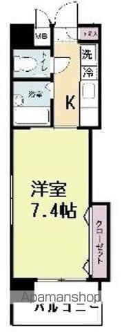 MAJESTIC LIFE室見(1K/4階)の間取り写真