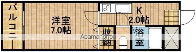 イーストアベニュー(1K/4階)の間取り写真
