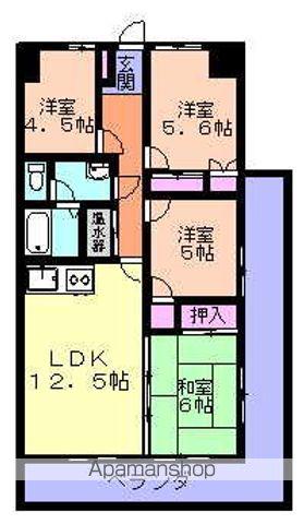 リバーシティ中里(4LDK/9階)の間取り写真
