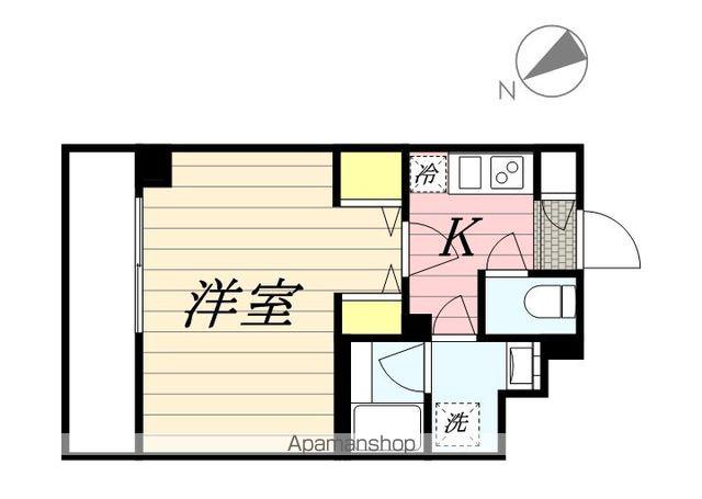 ザ・レジデンス・オブ・トーキョーH19(1K/4階)の間取り写真