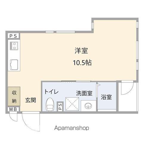 EL SOLEADO(ワンルーム/2階)の間取り写真