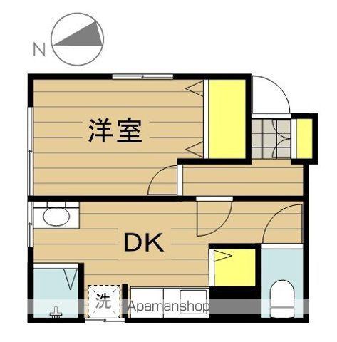 埼京線 戸田公園駅 徒歩13分 3階建 築9年(1DK)の間取り写真
