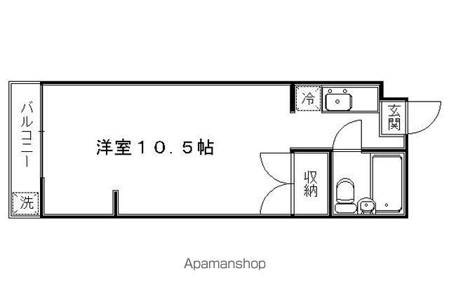 プルミエール増見(1K/2階)の間取り写真