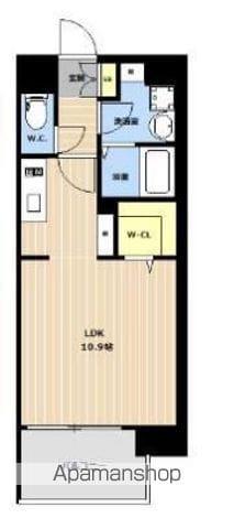 LIBTH東比恵(ワンルーム/7階)の間取り写真