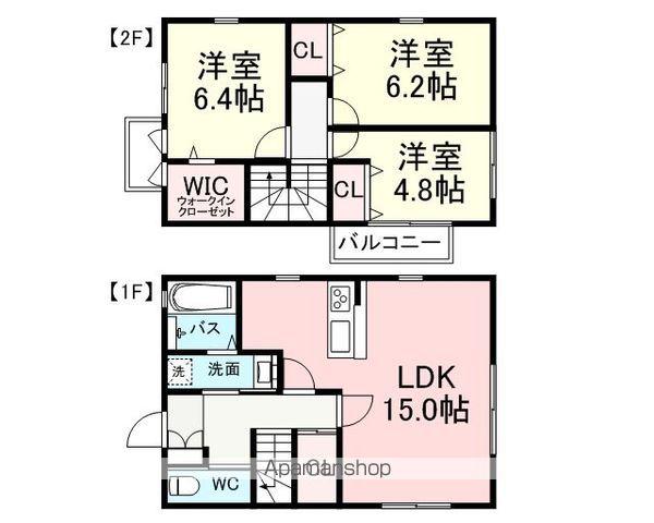 エスパシオ(3LDK)の間取り写真