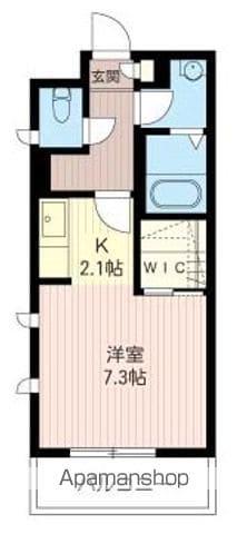 ルバージュ63(1K/1階)の間取り写真