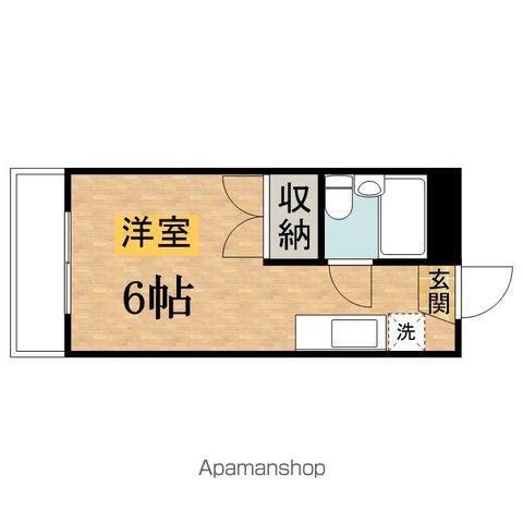 センチュリーユー(ワンルーム/3階)の間取り写真