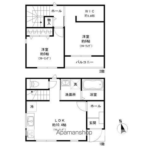 ＣＡＳＡＴＥＲＲＡＣＥ庄内通(2LDK)の間取り写真