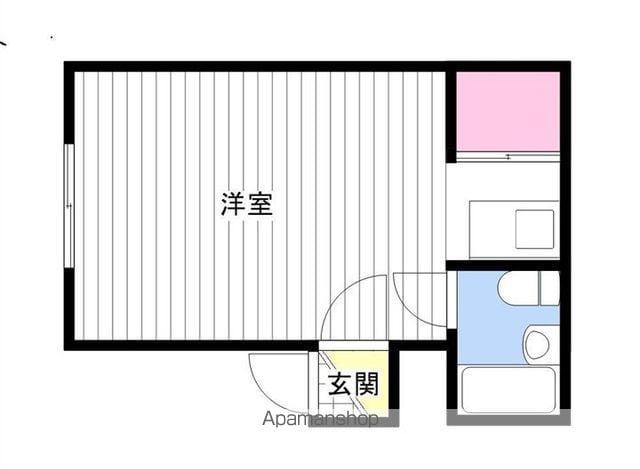かいせいハイム(ワンルーム/3階)の間取り写真