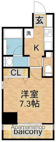 PULCHRA IMAIKE(1K/8階)の間取り写真