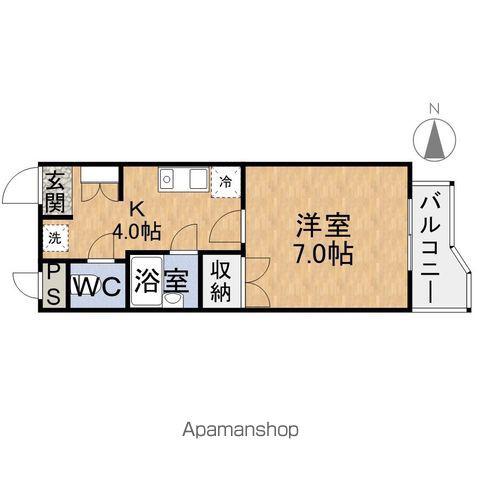 パレスコペラ(1K/1階)の間取り写真