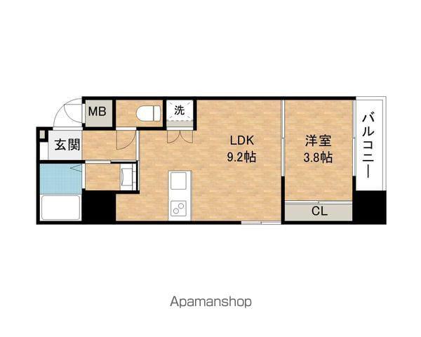 アヴァンドールIZUMISANOアネックス・アヴァンドール泉佐野(1LDK/7階)の間取り写真