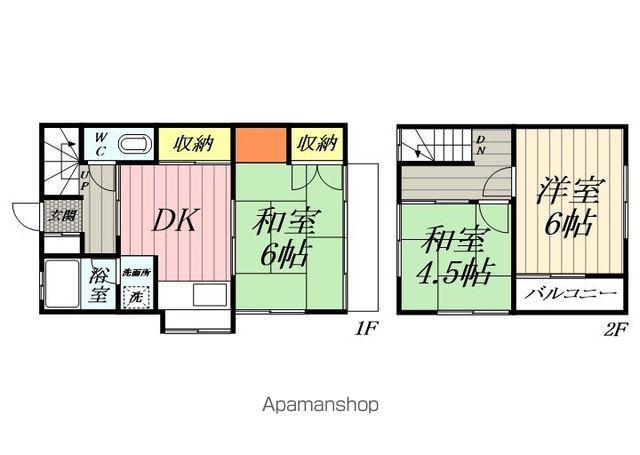 稲垣荘(3DK)の間取り写真