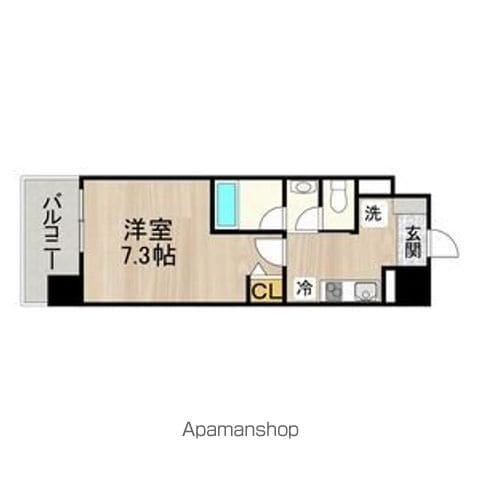 CITY SPIRE 名古屋本陣(1K/11階)の間取り写真