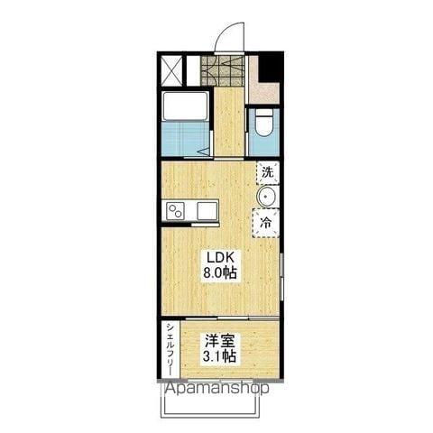 RENOTTA IZUMIKITA(1LDK/4階)の間取り写真