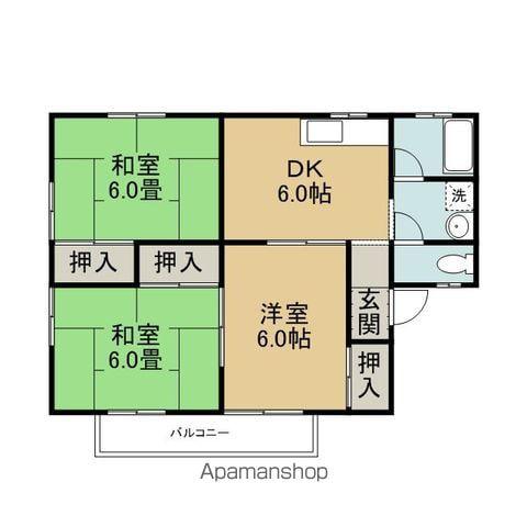 セジュール大森(3DK/1階)の間取り写真