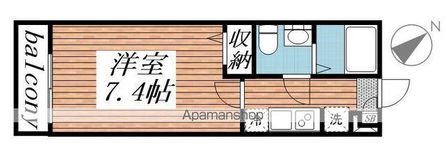 AXIS八千代台(1K/1階)の間取り写真