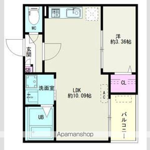 JACK DAIKOⅡ(1LDK/3階)の間取り写真