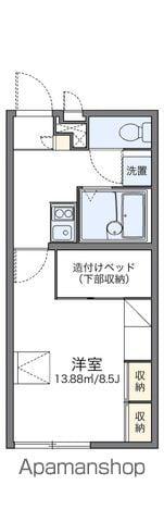 レオパレスドルチェ(1K/2階)の間取り写真