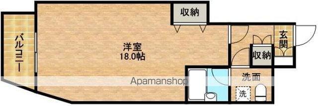 CASA ESTACION(ワンルーム/3階)の間取り写真