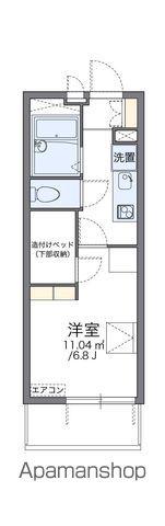 レオパレス森ノ宮中央(1K/1階)の間取り写真