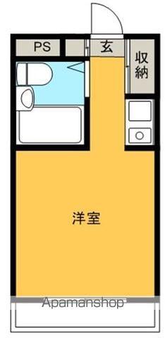 クレール高円寺(ワンルーム/2階)の間取り写真