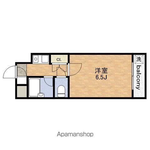 マンションコスモス(1K/5階)の間取り写真