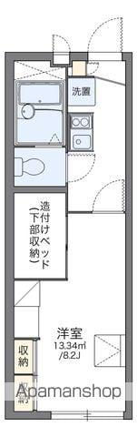 レオパレスいずみ(1K/1階)の間取り写真